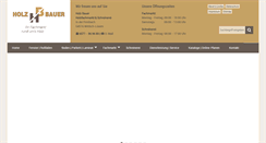 Desktop Screenshot of holz-bauer.info