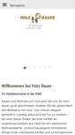 Mobile Screenshot of holz-bauer.info