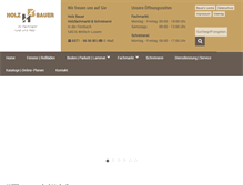 Tablet Screenshot of holz-bauer.info